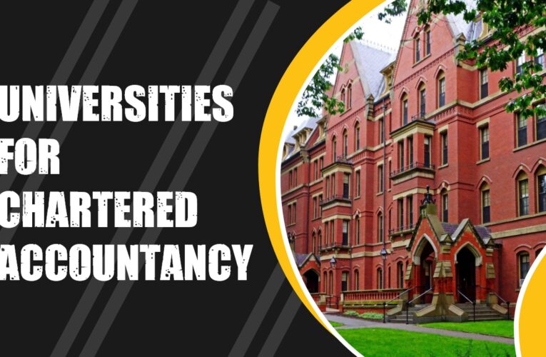 Top 6 Universities for Chartered Accountancy (CA) Students in the USA